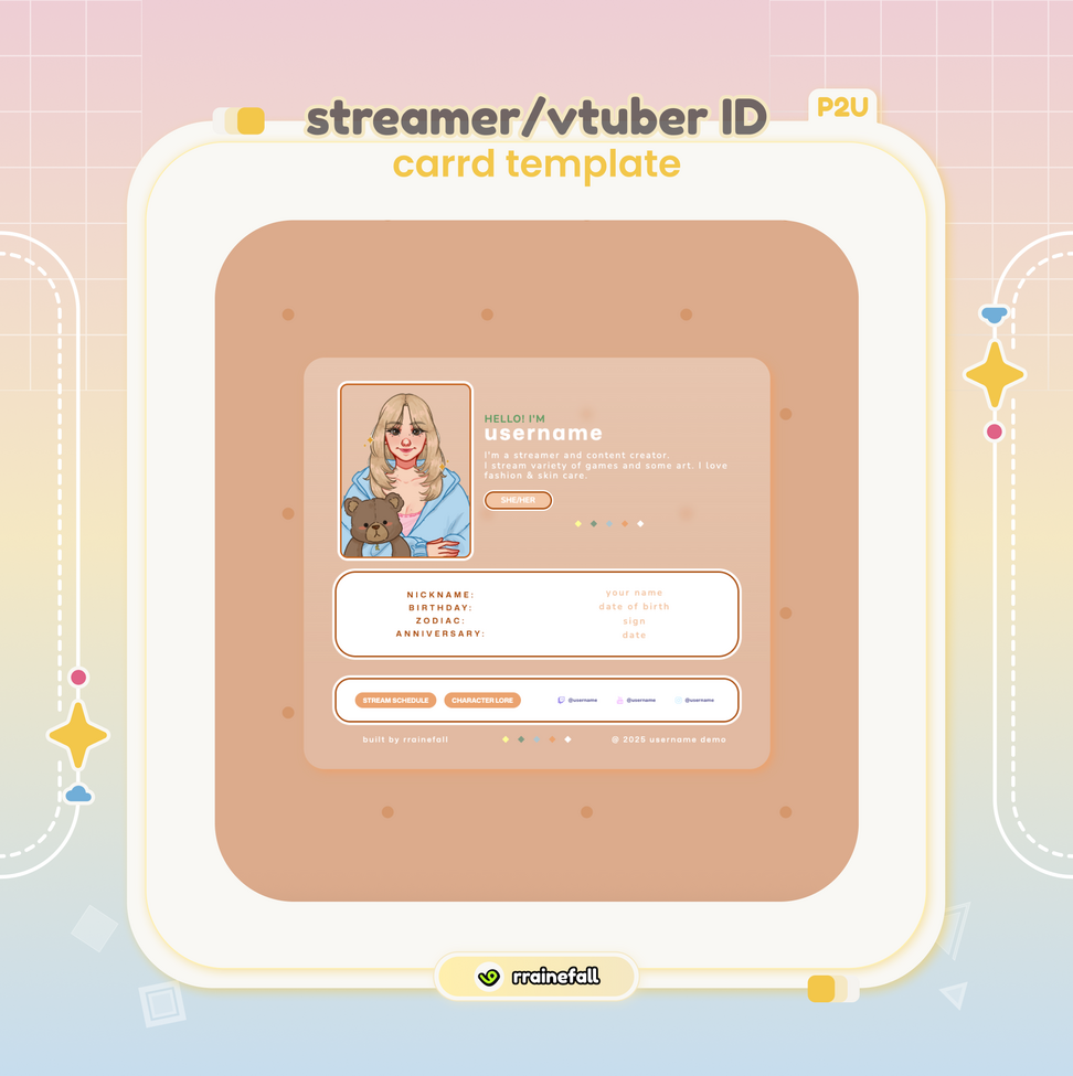 streamer/vtuber ID